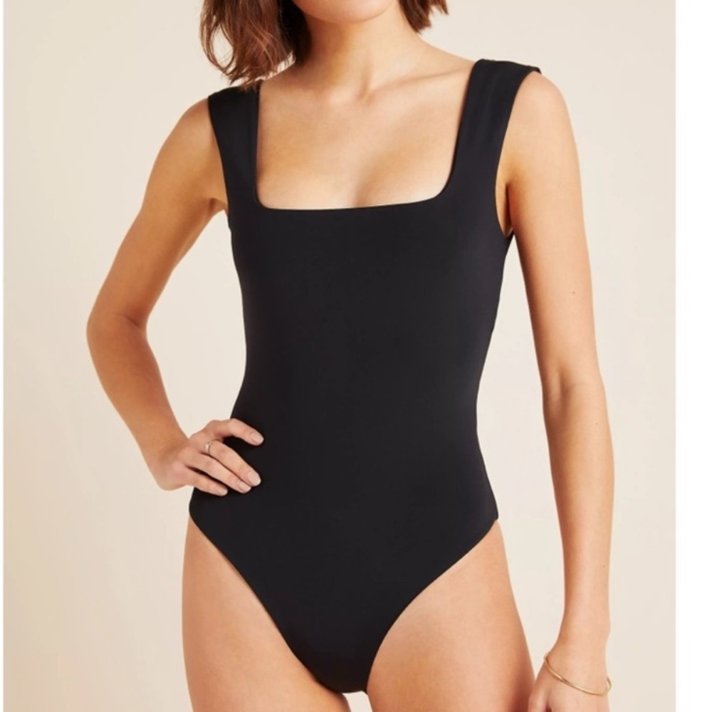 Mara Hoffman Black One Piece Swimsuit